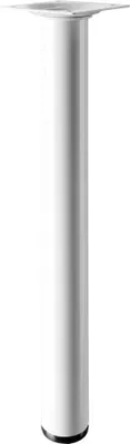 Produktbild von Hettich Tischbein 3,0 x 30 cm Stahl weiß - 1 Stück