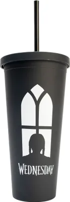 Produktbild von Wednesday Tumbler mit Trinkhalmen 485 ml