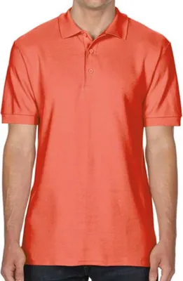 Produktbild von Gildan 85800 | Premium Baumwolle Double Piqué Sport Polo T-Shirt - Farbe: Bright Salmon - Größe: XXL