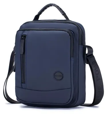 Produktbild von Umhängetasche Herren Schultertasche Crossbody - Wasserdichtes Nylon - Mehrere Fächer - Schwarz - Für Arbeit und Reisen