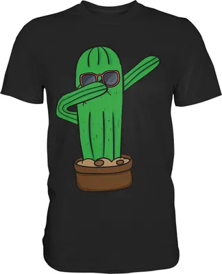 Produktbild von Dabbing Kaktus T-Shirt – Black / L