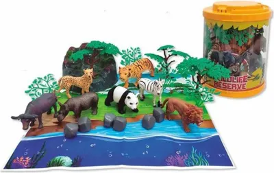 Obrázek produktu pro Hrací sada 22 x 17 cm zvířata