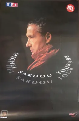Productafbeelding van Michel SARDOU - Tournee 1998 - Affiche / Poster - 80x120 cm
