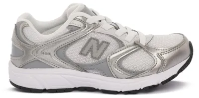 Produktbild von New Balance P4086BI Kinder Halbschuhe mit Schnürverschluss in Weiß und Grau