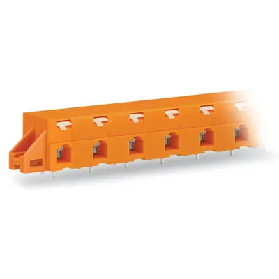 Produktbild von WAGO Leiterplattenklemme;Drücker;2,5 mm²;orange 741-626