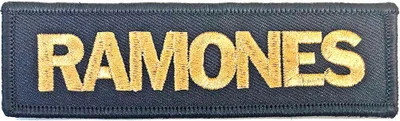 Produktbild von Ramones Gold Logo Aufnäher zum Aufnähen