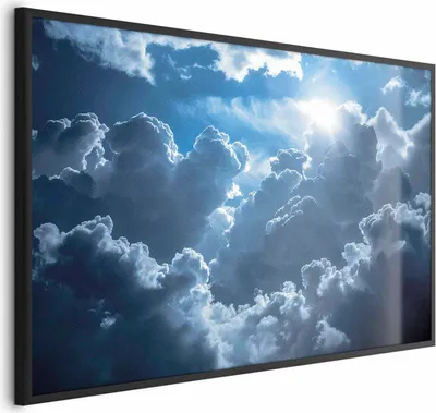 Produktbild von Posterpapier Poster - Lively Scene: The Sun Battling the Clouds 60x40 cm Muster b-H-10050-ao-a