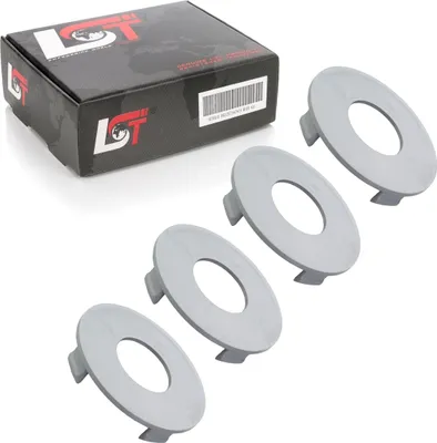 Produktbild von 4x Nabenkappe Deckel Grau ø 60mm für JAGUAR DAIMLER MERCEDES-BENZ MAYBACH