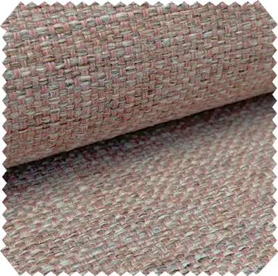 Produktbild von novely® MUDAU - Grob Gewebter Polsterstoff - Melierter Möbelstoff mit Flachgewebe - Pflegeleichte Meterware 1lfm - Farbe: DH-61 Rosa Beige
