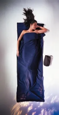 Produktbild von Cocoon TravelSheet Polyester Hüttenschlafsack (Wärmeleistung +8°C / Max. Körpergröße 190cm / Gewicht 0,91kg) tuareg