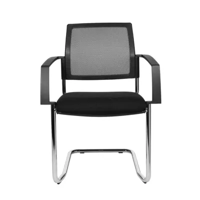 Produktbild von 2 Topstar Besucherstühle BtoB 20 BB490A G200 schwarz Stoff