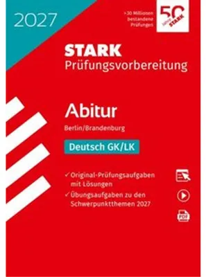 Obrázok produktu pre STARK Deutsch - Abitur 2027 Berlin/Brandenburg - Prüfungsvorbereitung