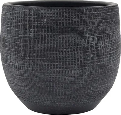 Produktbild von Blumentopf Passion for Pottery Le Havre Keramik Ø 39 cm H 35 cm schwarz