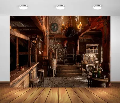 Produktbild von Mittelalterliche Taverne Hintergrund für Fotografie, 1,5 x 1 m