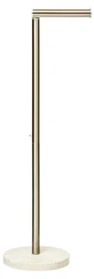 Produktbild von 5five Simply Smart Toilettenpapierhalter Come, Klopapierhalter, Klopapierständer, Polyresin, Edelstahl, Beige, 200164A