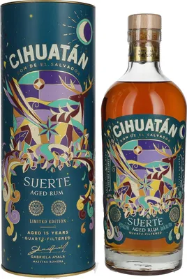 Produktbild von Cihuatán SUERTE Rum El Salvador Limited Edition 2023 44,2% Vol. 0,7l in Geschenkbox