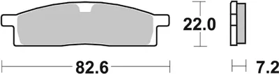 Produktbild von sbs Bremsbeläge Bremsklötze 589RSI