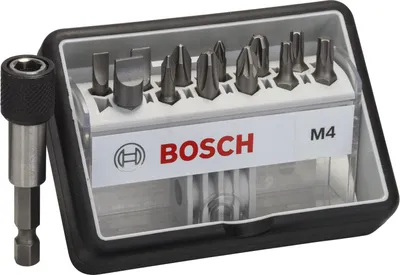 Immagine prodotto di set di punte per cacciavite 12+1pc Robust Line M Extra-Hard 25 mm, 12+1pc.