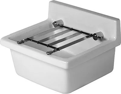 Produktbild von Duravit Ausgussbecken STARCK 3 ohne Überlauf, Hahnlochbank, 480 x 425 mm, ohne Hahnloch weiß 0313480000