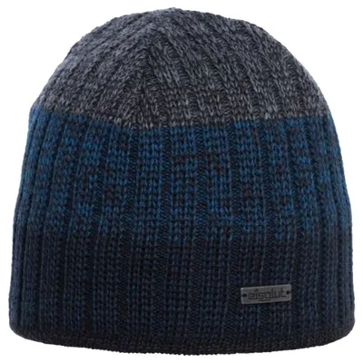 Produktbild von Eisglut Strickmütze Griffina XL aus Wolle mit Fleece-Innenband, blau, Gr. Einheitsgröße