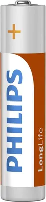 Obrázok produktu pre Batéria Philips LongLife Zink AAA R03, 12.