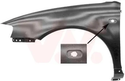 Produktbild von VAN WEZEL 0331656 Kotflügel Vorne Rechts für AUDI A3 Schrägheck (8L1)