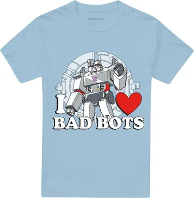 Obrázek produktu pro Transformers - Pánské tričko "I Love Bad Bots" TV14985 (3XL) (Světle modrá)