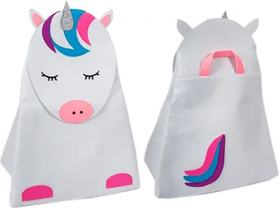 Image de XXL Enfants Feutre Rangement Coffre à jouets Animaux H73cm