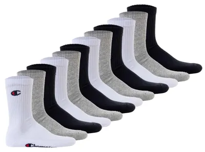 Produktbild von Champion Uni Socken, 12 Paar - Crew Socken Basic Schwarz/Weiß/Grau EU 35-38
