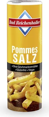Image de Bad Reichenhaller - Sel pour frites - boîte de 300g (jaune)
