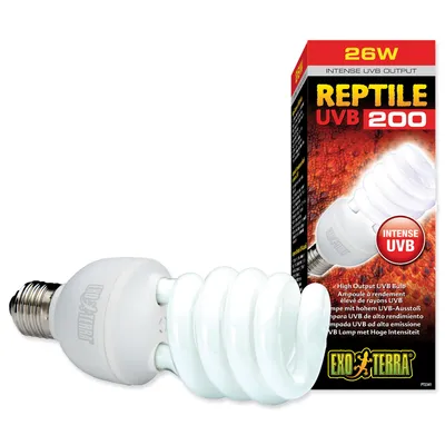 Immagine prodotto di 25 Watt Lampada compatta Extreme UVB terraristica acquaristica effetto luce