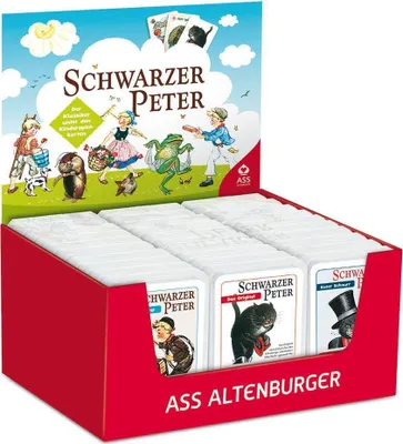 Zdjęcie produktu dla 30x ASS 22572020 Spielkarten Schwarzer Peter, sortiert im Display
