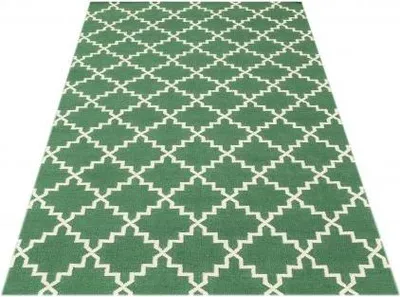 Productafbeelding van Kelim vloerkleed, kleur groen (155x240 cm)