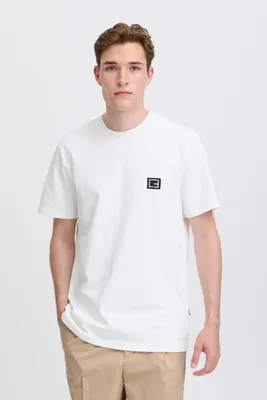 Produktbild von Casual Friday CFTHOR Herren T-Shirt Kurzarm Shirt 100% Baumwolle Logostickerei Rundhals regular fit