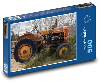 Produktbild von Puzzle 500 Traktor auf dem Landhof - martinpuzzle