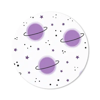 Produktbild von MuchoWow® Mauspad Mousepad Weltraum - Planeten - Sterne - Raumfahrt - Muster 40x40 cm - Mousepads - Maus Mat - Pad - Mausunterlage - Schreibtisch Accessoires