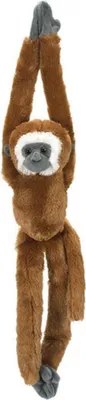 Produktbild von Wild Republic Stofftier - Gibbon Affe - braun - 51 cm - Waldtiere