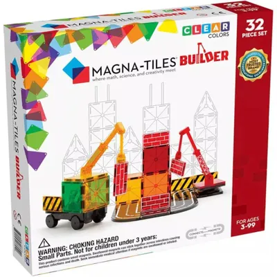 Image de Magna-Tiles 21632, Jeu de construction, 3 année(s), 32 pcs.