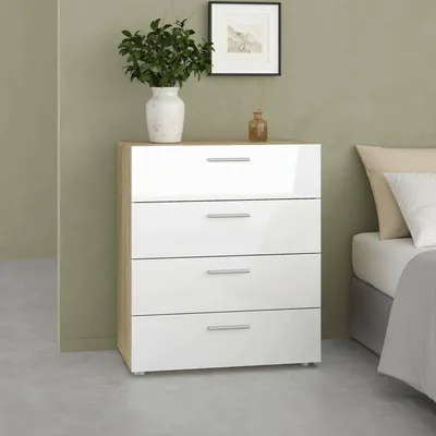 Produktbild von Kommode - Eiche Braun 40,25x70x82 cm hoch