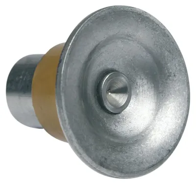 A close-up, studio shot of a kitchen appliance part against a white background.