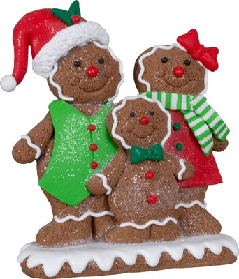 Produktbild von Lebkuchenfamilie 15cm Lebkuchenmann Dekofigur Weihnachten