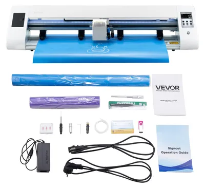 Zdjęcie produktu dla Ploter Tnący Vevor 60 Cm Automatyczne Wykrywanie Krawędzi Oprogramowanie