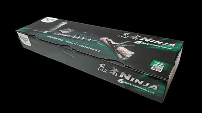 Produktbild von Unger NINJA 6in1 Carbon-Stangen Set 1,9m Teleskop Profi-Glasreinigung AKN19