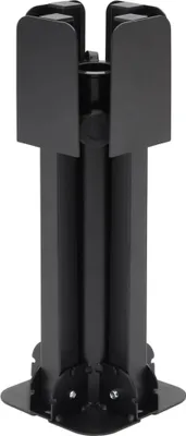 Immagine prodotto di Supporto pieghevole per ombrellone Ø38/48 mm palo acciaio nero