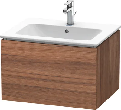 Produktbild von Waschtischunterbau L-CUBE 620x481x400mm nussbaum natur nussbaum natur