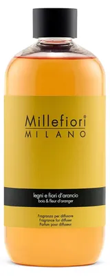 Zdjęcie produktu dla Dyfuzor zapachowy Millefiori Milano Wood and Orange Blossom Refill 500 ml