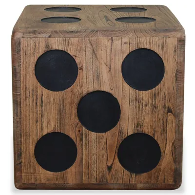 Immagine prodotto di Scatola in Legno di Mindi 40x40x40 cm Design a Forma di Dado