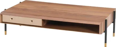 Image de Table basse salon bois Luxe Design Tables bois Nouveau marron Table basse
