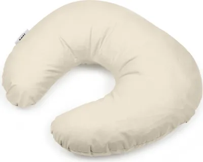 Image de Coussin d’allaitement Flumi forme rogal, beige