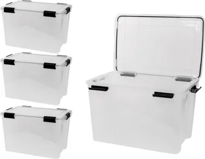 Produktbild von Kreher 4 x Box mit Dichtung 70 Liter Volumen